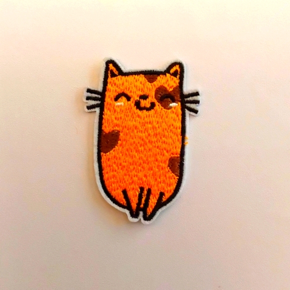 Cat Whimsy IRON ON Patch - Picture 1 of 3
